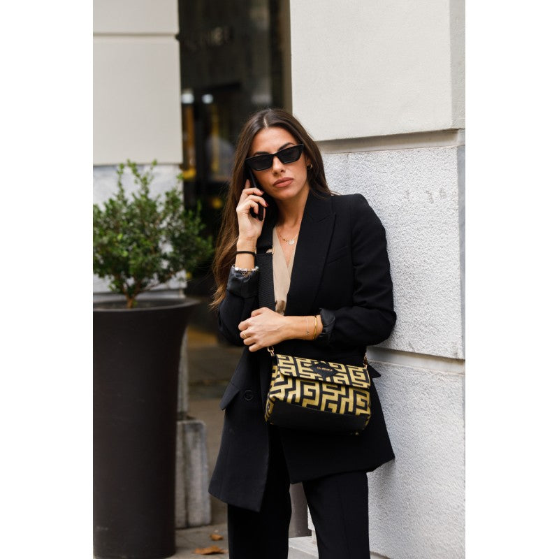 Χρυσή τσάντα χιαστί ARI GIORGIO